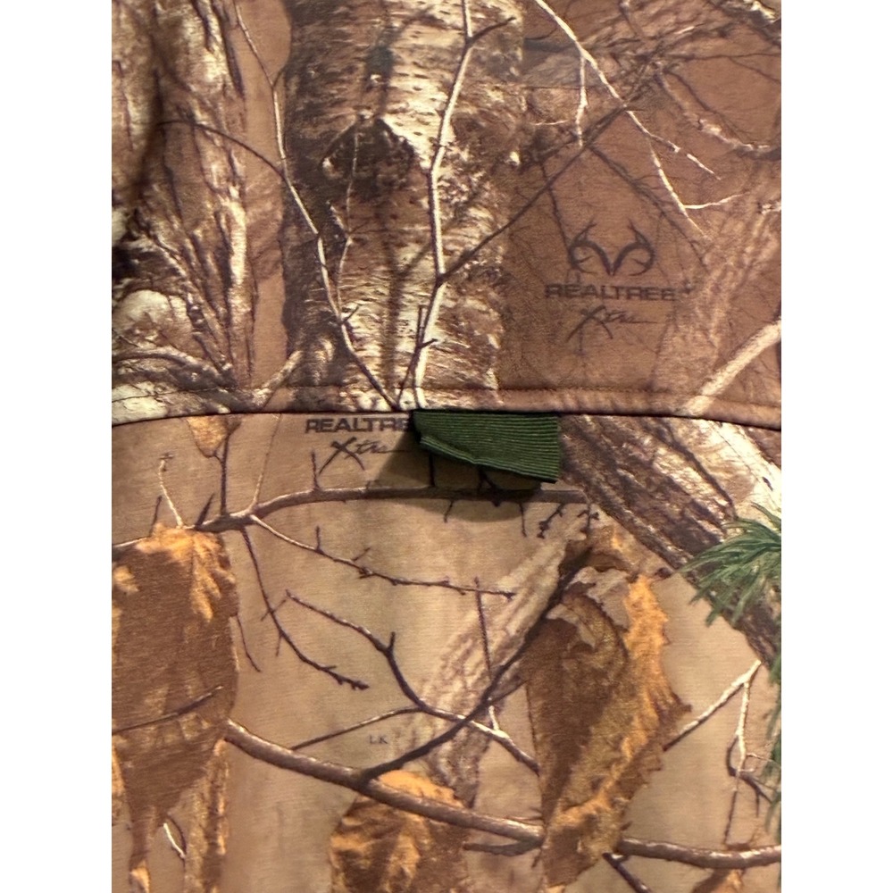 Under Armour Mens Realtree Xtra Camo Full Zip Fleece Hunting Jacket Large Camo - Picture 10 of 11